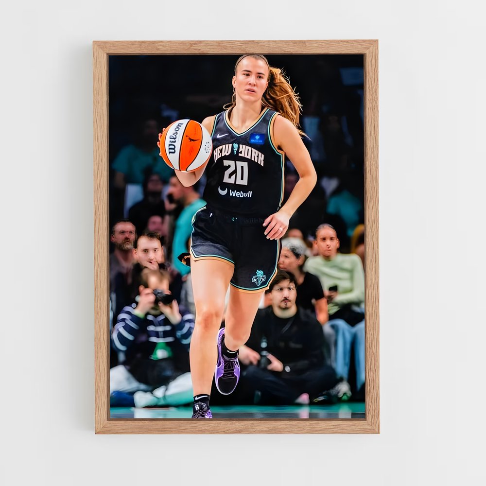 Poster Envolée de Sabrina – affiche Basketball (vue 4)